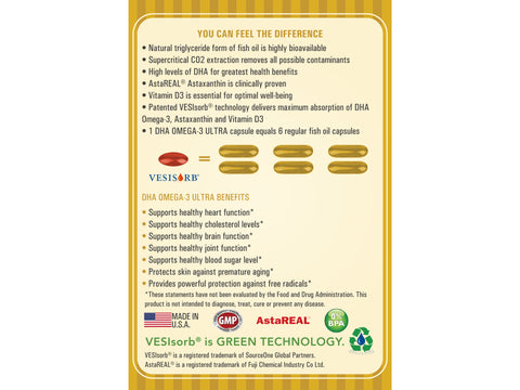 Image of "Very happy! Helped my wife tremendously with inflammation!...noticed within a week" - Smullis, DHA Omega-3 Ultra Customer