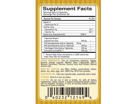 Image of "Very happy! Helped my wife tremendously with inflammation!...noticed within a week" - Smullis, DHA Omega-3 Ultra Customer