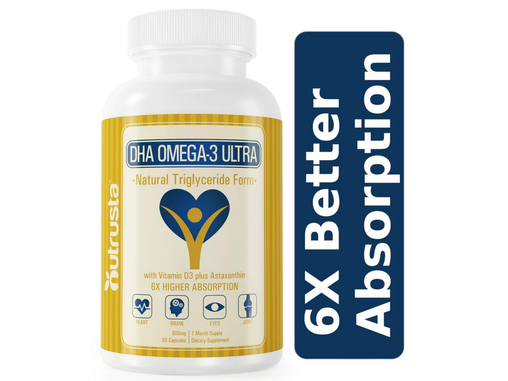 "Very happy! Helped my wife tremendously with inflammation!...noticed within a week" - Smullis, DHA Omega-3 Ultra Customer